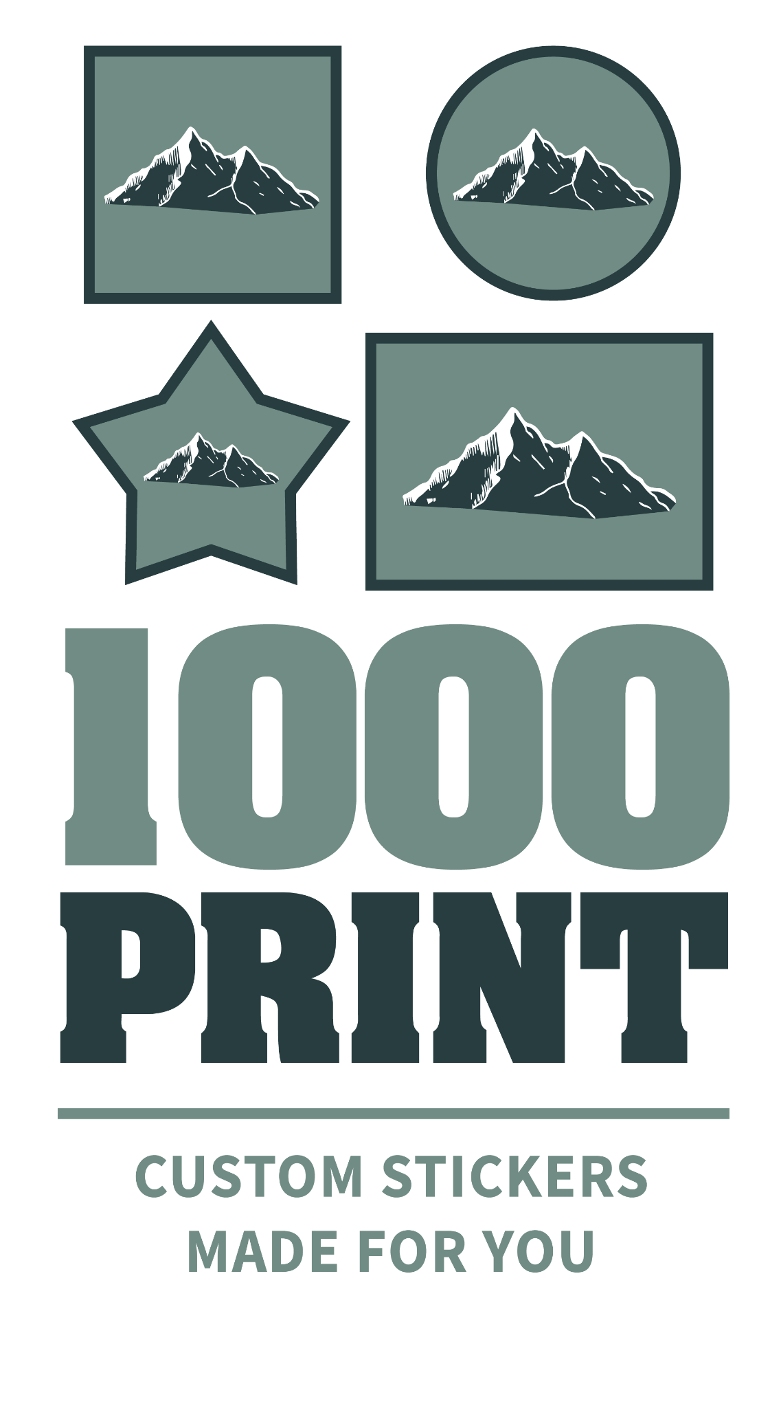 1000 Print logo
